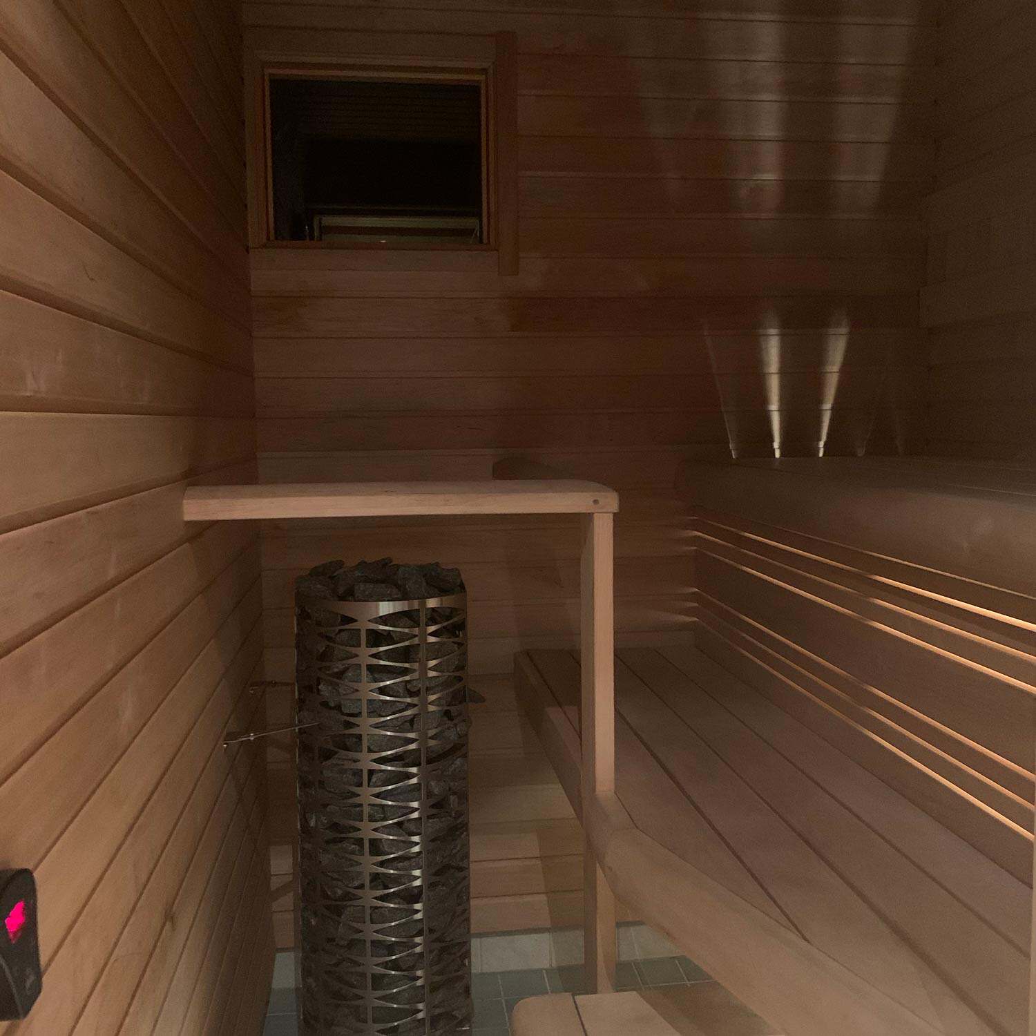 Vuokramökki Levi Koutamaa 3D kuva saunasta