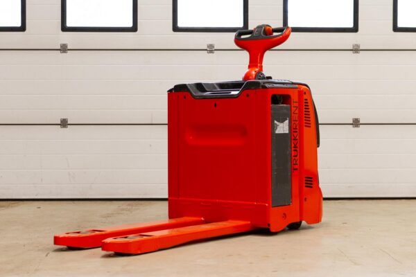 Pallet truck Linde T20 AP from front left